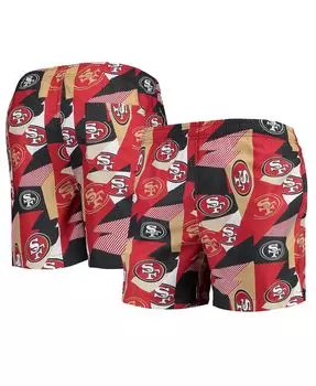 Мужские плавки san francisco 49ers с геопринтом в алых и золотых тонах FOCO, мульти
