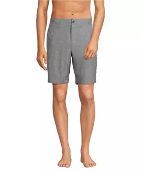 Мужские плавки Shoreline 9" Lands' End, серый