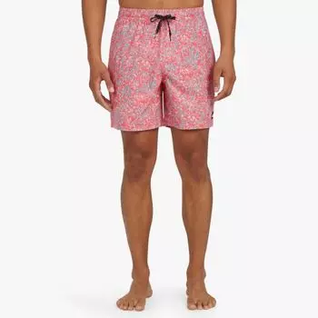 Мужские плавки-шорты Swell Leaf 6,5 дюйма Quiksilver, красный