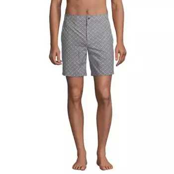 Мужские плавки Sunset 7 дюймов Lands' End, цвет gray geo