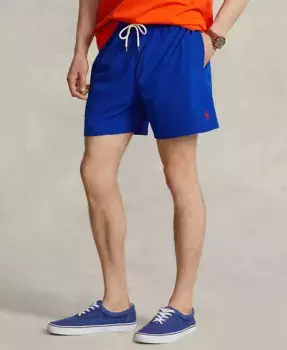 Мужские плавки Traveler Classic длиной 14,5 см Polo Ralph Lauren, синий