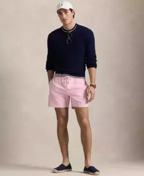 Мужские плавки Traveler Classic длиной 14,6 см Polo Ralph Lauren, розовый