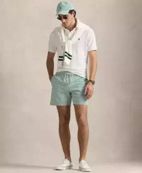 Мужские плавки Traveler Classic Striped, длина 14,6 см Polo Ralph Lauren, зеленый