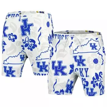 Мужские плавки Wes & Willy White Kentucky Wildcats Vault Tech