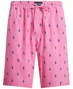 Мужские плетеные шорты для сна Polo Ralph Lauren, розовый