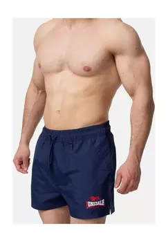 Мужские пляжные шорты стандартного кроя KILSTAY LONSDALE, цвет Navy/red/white