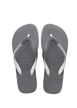 Мужские пляжные тапочки с логотипом в виде мяча Havaianas, серый