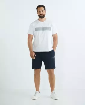 Мужские плюшевые шорты-бермуды больших размеров Hackett, темно-синий