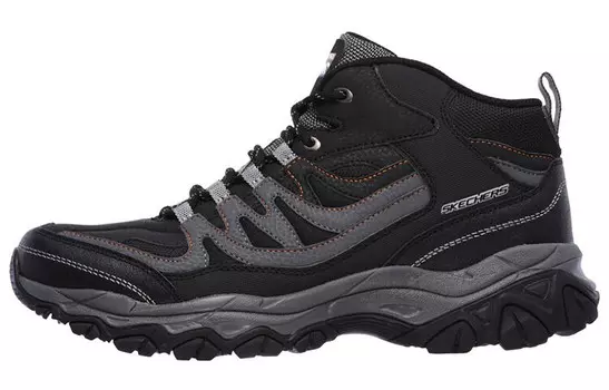 Мужские походные ботинки After Burn Mid Top черного цвета Skechers