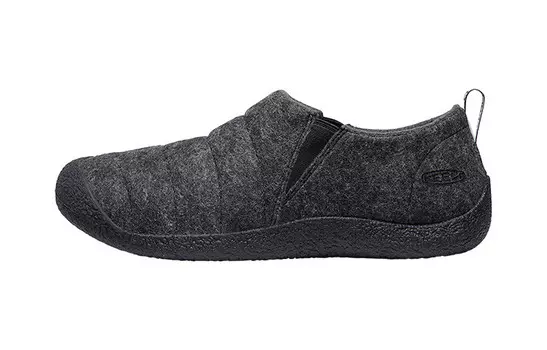 Мужские походные ботинки Howser с низким верхом, угольно-серого цвета, войлочные/черные Keen