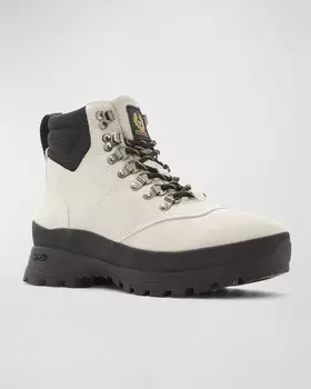 Мужские походные ботинки из кожи Scramble на шнуровке Belstaff