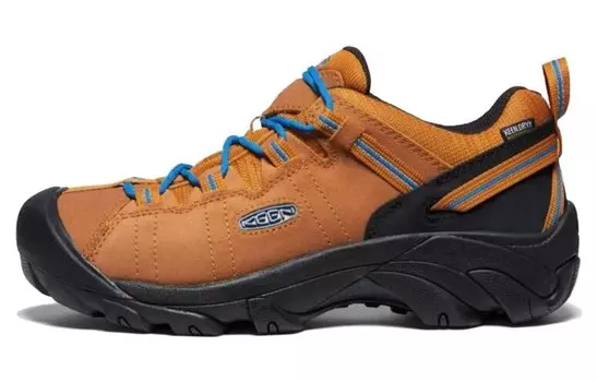 Мужские походные ботинки Targhee с низким верхом, синие/коричневые Keen