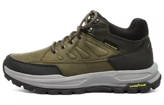 Мужские походные ботинки Zeller с низким верхом, угольно-серые Skechers