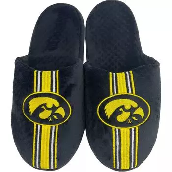 Мужские полосатые командные тапочки FOCO Iowa Hawkeyes