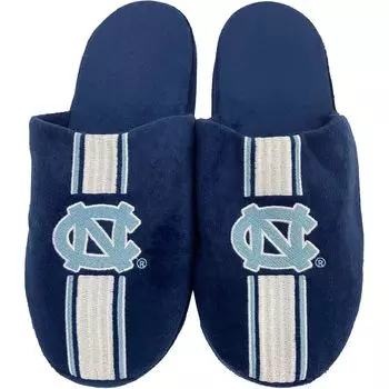 Мужские полосатые командные тапочки FOCO North Carolina Tar Heels
