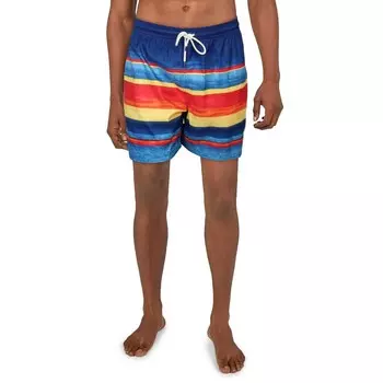 Мужские полосатые плавки из полиэстера Polo Ralph Lauren, мультиколор