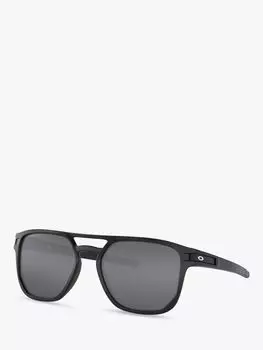 Мужские поляризационные овальные солнцезащитные очки Oakley OO9436 с защелкой Beta Prizm, черные/серые