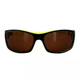 Мужские поляризационные солнцезащитные очки в спортивной упаковке синего и лаймового цвета с медью Polaroid, синий