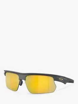 Мужские поляризованные прямоугольные солнцезащитные очки oo9400 Oakley, цвет Matte Carbon