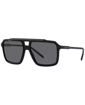 Мужские поляризованные солнцезащитные очки, dg6147 57 Dolce &amp; Gabbana, черный