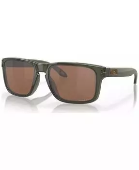 Мужские поляризованные солнцезащитные очки Prizm, OO9102 HOLBROOK Oakley, зеленый