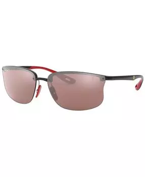 Мужские поляризованные солнцезащитные очки, rb4322m scuderia ferrari collection 63 Ray-Ban, мульти