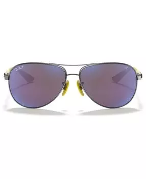 Мужские поляризованные солнцезащитные очки, rb8313m scuderia ferrari collection 61 Ray-Ban