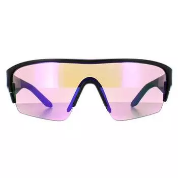 Мужские полубезободковые матовые черные люмалены фиолетового цвета и сменный трассер x Dragon, черный