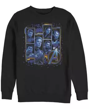 Мужские портреты marvel "мстители эндшпиль" в упаковке, флис с воротником-стойкой Fifth Sun, черный