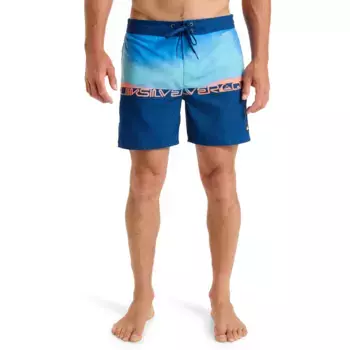Мужские повседневные 16-дюймовые плавательные шорты Quiksilver, синий