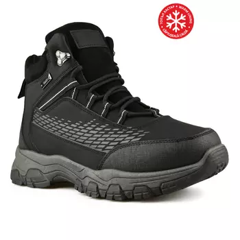 Мужские повседневные ботинки черные на теплой подкладке Tendenz