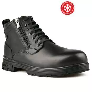 Мужские повседневные ботинки черные на теплой подкладке Tendenz