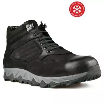 Мужские повседневные ботинки черные на теплой подкладке Tendenz