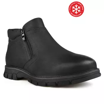 Мужские повседневные ботинки черные на теплой подкладке Tendenz