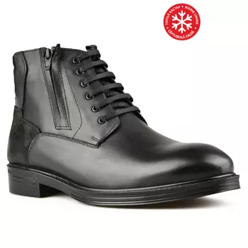 Мужские повседневные ботинки черные на теплой подкладке Tendenz