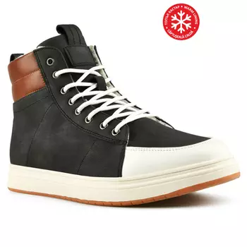 Мужские повседневные ботинки черные на теплой подкладке Tendenz