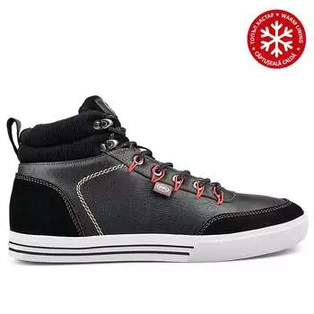 Мужские повседневные ботинки черные на теплой подкладке Tendenz