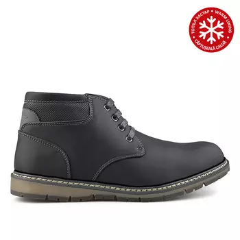 Мужские повседневные ботинки черные на теплой подкладке Tendenz