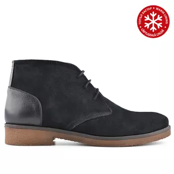 Мужские повседневные ботинки черные на теплой подкладке Tendenz