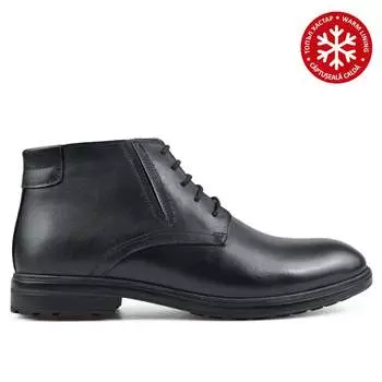 Мужские повседневные ботинки черные на теплой подкладке Tendenz