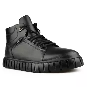 Ботинки мужские Tendenz с декоративными молниями, черный