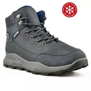 Мужские повседневные ботинки синего цвета на теплой подкладке Tendenz