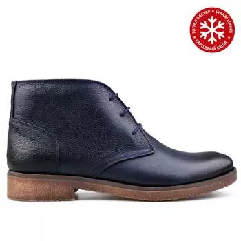 Мужские повседневные ботинки темно-синего цвета на теплой подкладке Tendenz