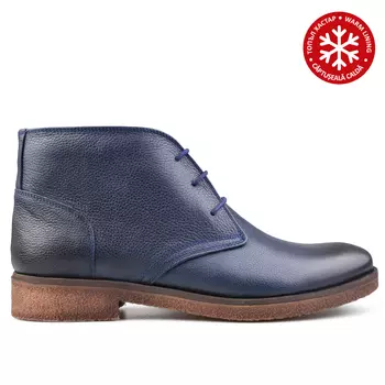 Мужские повседневные ботинки темно-синего цвета на теплой подкладке Tendenz