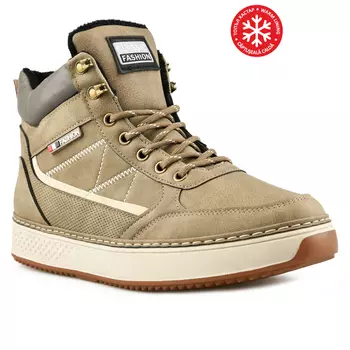 Мужские повседневные ботинки зеленого цвета на теплой подкладке Tendenz