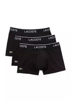 Мужские повседневные брюки, 3 шт, пояс с логотипом LACOSTE, цвет 031 Black