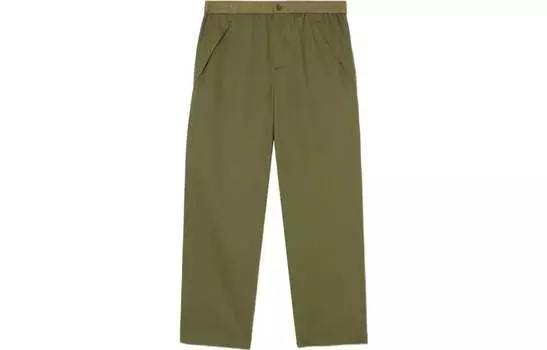 Мужские повседневные брюки Burberry, цвет Army Green