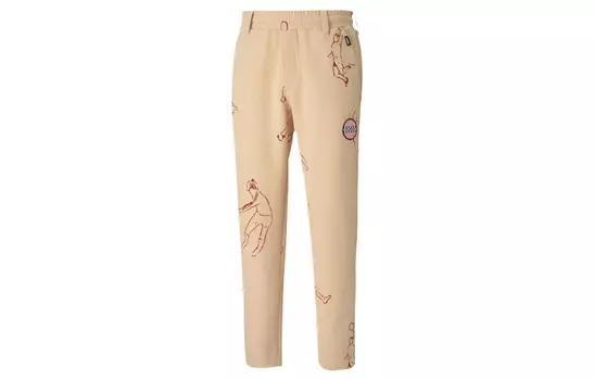 Мужские повседневные брюки Puma, Персик