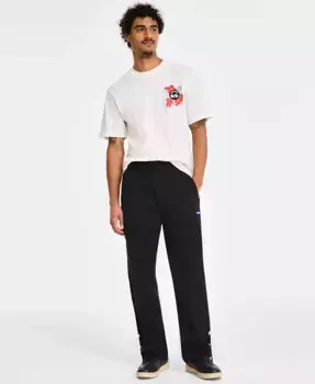 Мужские повседневные брюки свободного кроя Hugo Boss, черный