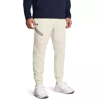 Мужские повседневные брюки ua Unstoppable Flc Jgr Eu-Blk Under Armour, белый